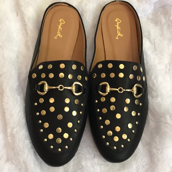 ❗️Final Price❗️Black Regent Studded Mules - Picture 2 of 5